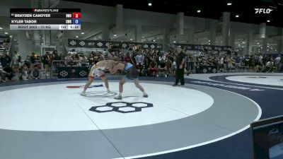 70 kg Cons. Rd Of 64 - Brayden Canoyer, Bison Wrestling Club vs Kyler Tabor, Cardinal Wrestling Club
