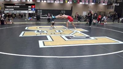 157 lbs Champ. Round 2 - Trenton Byers, Iowa vs Jake Dunn, Iowa