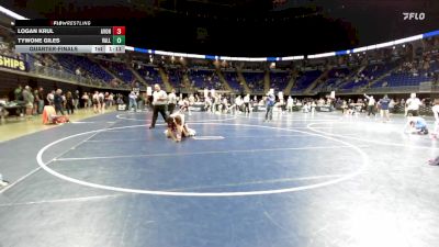 147 lbs Quarterfinal - Logan Krul, Avonworth vs Tywone Giles, Valley View