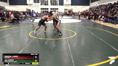 215 lbs Cons. Round 2 - Kai Dixon, Santa Rosa Academy vs Samuel Lopez, Downey