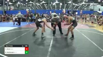 130 lbs Semifinal - Thomas Silva, Dakota Wrestling Club vs Ryan McGovern, St Charles