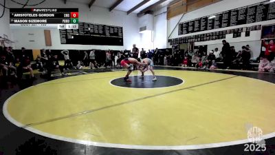 103 lbs Champ. Round 2 - Mason Sizemore, Central vs Aristoteles Gordon, Carnegie Middle School