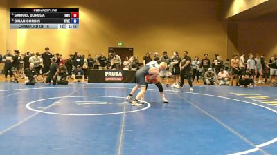 126 lbs Champ. Rd Of 16 - Samuel Burega, Hammer Wrestling Club vs Brian Corbin, Wyoming Seminary