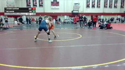 149 lbs 3rd Place Match - Bo Davis, Corban University vs Ayden Garver, Oregon State
