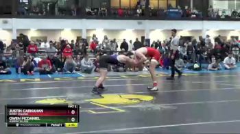 184 lbs Prelim - Justin Carnahan, Olivet College vs Owen McDaniel, Albion College