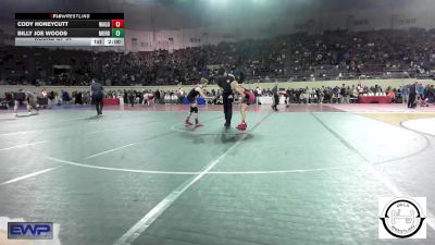 94 lbs Round Of 64 - Cody Honeycutt, Wagoner vs Billy Joe Woods, Morrison JH