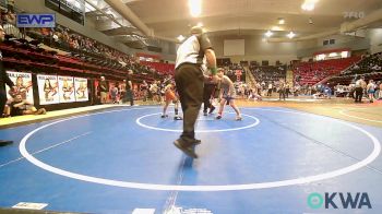 96 lbs Quarterfinal - Gaige McKinney, Pryor Tigers vs JJ Garza, Sperry Wrestling Club