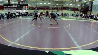 165 lbs Cons. Round 4 - Jonathan Meyers, Allen vs Carter Chlebove, Northampton