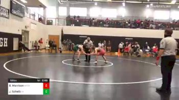 189 lbs Semifinal - Jacob Scheib, Tri-Valley vs Brad Morrison, West Perry