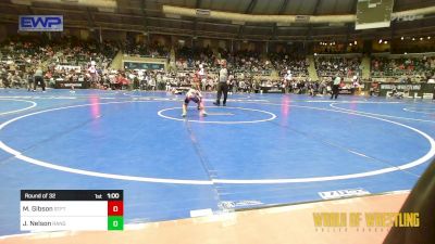 55 lbs Round Of 32 - Myles Wolf Gibson, Standfast vs Jacob Nelson, Ranger Wrestling Club