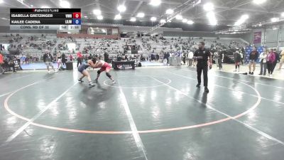 76 kg Cons. Rd Of 32 - Isabella Gretzinger, Vision Wrestling vs Kailee Cadena, Lion Of Judah Wrestling Academy