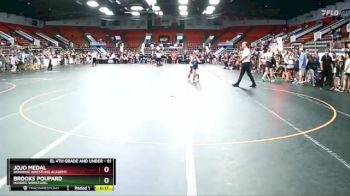 61 lbs Round 1 - Jojo Medal, Donahue Wrestling Academy vs Brooks Poupard, Dundee Wrestling