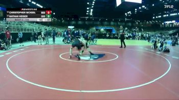 144 lbs Champ. Round 1 - Christopher McKeel, Middleburg vs Nathan Heiser, Carolina Forest