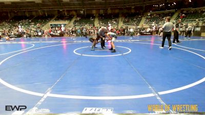 100 lbs Quarterfinal - Rocco Cartalino, Choose Hard Wrestling Academy vs Tajuan Davis, Team Tulsa Wrestling Club