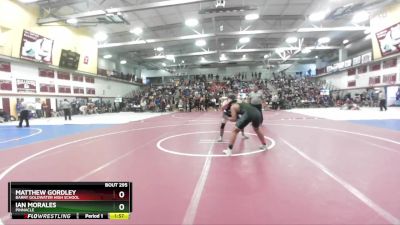 190 lbs Champ. Round 2 - Matthew Gordley, Barry Goldwater High School vs Ian Morales, Pinnacle