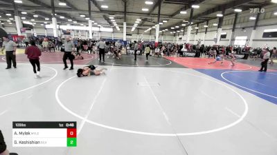 109 lbs Consi Of 8 #2 - Alexander Mylek, Mylek vs Garen Keshishian, Silverback WC