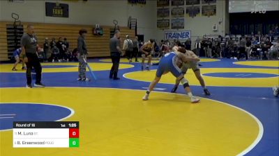 153 lbs Round Of 16 - Matthew Luna, St. Francis vs Billy Greenwood, Poudre (CO)