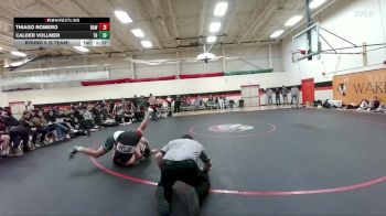 165 lbs Round 5 (6 Team) - Calder Vollmer, Tongue River vs Thiago Romero, Rawlins