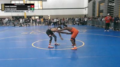 141Black lbs Rr Rnd 1 - Tahir Parkins, Rutgers vs Kyren Butler, Virginia