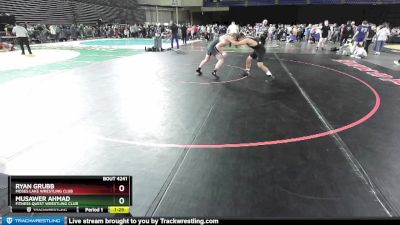 74 lbs 1st Place Match - Musawer Ahmad, Fitness Quest Wrestling Club vs Ryan Grubb, Moses Lake Wrestling Club