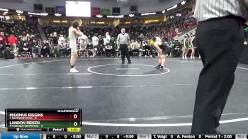 126 lbs Quarterfinal - Maximus Riggins, 1-Southeast Polk vs Landon Reisen, 8-Dubuque Hempstead