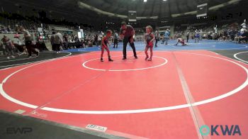 62 lbs 3rd Place - Kynslee Church, Team Tulsa Wrestling Club vs Liliana Guerrero, Brushy Wrestling Club