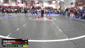 113 lbs Semifinal - Eli Mendoza, Gilroy vs Ryder Doleschal, Junipero Serra