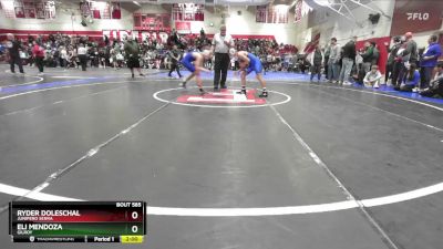 113 lbs Semifinal - Eli Mendoza, Gilroy vs Ryder Doleschal, Junipero Serra