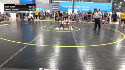 78 lbs Consi Of 4 - Luca Sundo, Pittsburgh vs Dekota Towler, Pittsburgh