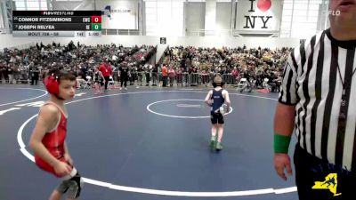 58 lbs Quarterfinal - Joseph Relyea, Brawler Elite vs Connor Fitzsimmons, Clarence Wrestling Club