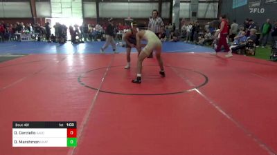 130 lbs Consi Of 4 - Dylan Cerciello, Saddle Brook vs Dayvion Marshmon, Unattached