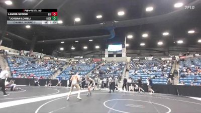 165 lbs Champ. Round 2 - Jordan Lomeli, Oklahoma City vs Landis Scoon, Unattached