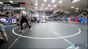 52 lbs 3rd Place - Grady Gill, Husky Wrestling Club vs Logan Snyder, Hennessey Takedown Club