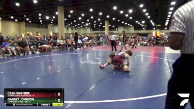 120 lbs 2nd Wrestleback (32 Team) - Garret Johnson, Team Shutt Weston vs Cash Waymire, Young Guns- Nashville