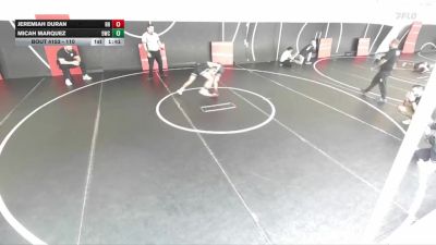 110 lbs Semifinal - Micah Marquez, 951 Wrestling Club vs Jeremiah Duran, Rough House