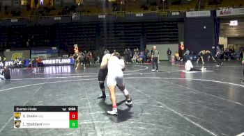 285 lbs Quarterfinal - Xavier Doolin, N. Colorado vs Lucas Stoddard, Army