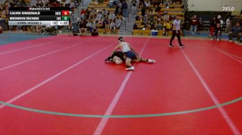 141 lbs Cons. Round 2 - Calvin Singewald, UW-Eau Claire vs Bronson Richins, Southwest State