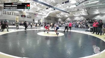122 lbs Cons. Round 4 - Dominic Kirwan, Carnegie Scots vs Wyatt Walbeck, Clark