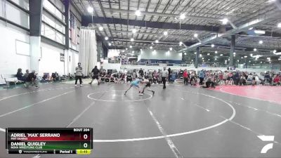 64 lbs Champ. Round 1 - Adriel `Max` Serrano, Mat Sharks vs Daniel Quigley, NOVA Wrestling Club