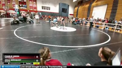 285 lbs Quarterfinal - Kenai Bergquist, Douglas vs Charlie Green, Cheyenne East