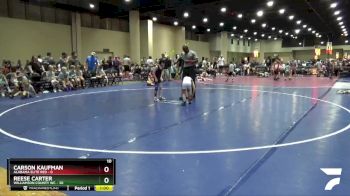 65 lbs Round 2 (8 Team) - Reese Carter, Williamson County WC vs Carson Kaufman, Alabama Elite Red