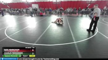 110 lbs Quarterfinal - Charles Mierzwinski, Burlington Youth Wrestling vs Rafe Henrickson, Freedom Wrestling Club