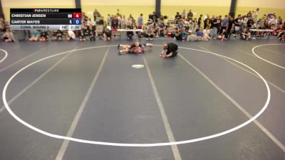 157 lbs Cons. Round 2 - Christian Jensen, MN vs Carter Mayes, IL