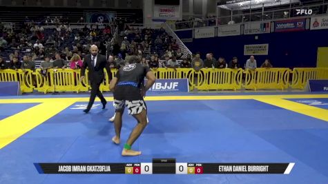 Ethan Daniel Burright vs Jacob Imran Gkatzoflia 2025 Pan IBJJF Jiu-Jitsu No-Gi Championship