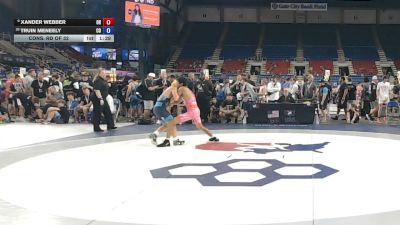 113 lbs Cons. Rd Of 32 - Xander Webber, Ohio vs Truin Meneely, Colorado
