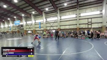 130 lbs Round 2 (10 Team) - Saoirse Cook, Alaska vs Kasia Hanks, Idaho