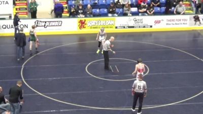 110 lbs Consi Of 32 #2 - Noah Patton, Washington vs Brett Cottle, Northern Bedford