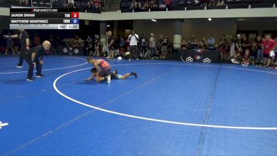100 lbs Champ. Rd Of 32 - Jaxon Swan, Team Indiana vs MATTHEW MARTINEZ, Treehouse Wrestling