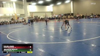 120 lbs Round 4 (10 Team) - Bronson Begley, Dayton Bandits vs Kaleb Jones, Social Circle Black