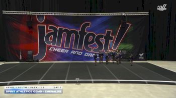 Spirit Athletics Gems - Emeralds [2025 L1 Youth - Flex - D2 Day 1] 2025 JAMfest San Antonio Classic